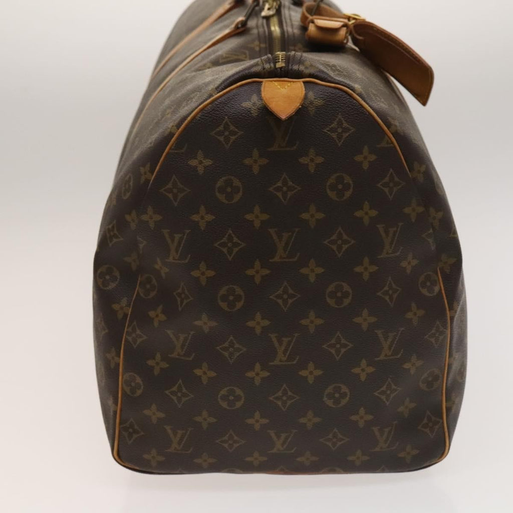 Louis Vuitton Keepall Bag Monogram Canvas Brown Canvas Travel Bag