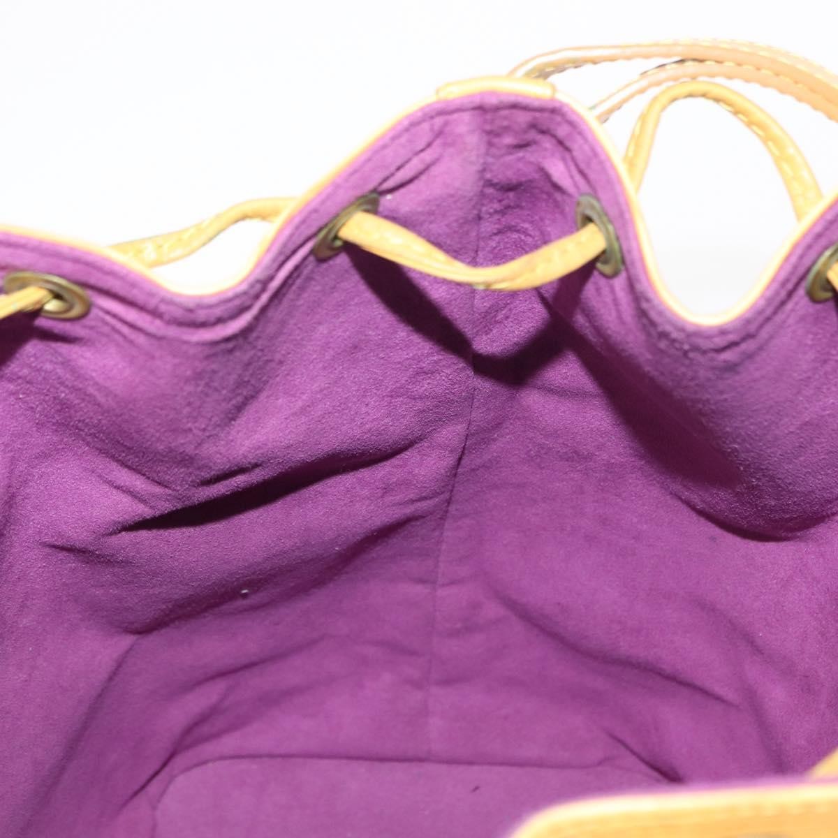 Louis Vuitton Noe Handbag Epi Leather Yellow Leather Shoulder Bag