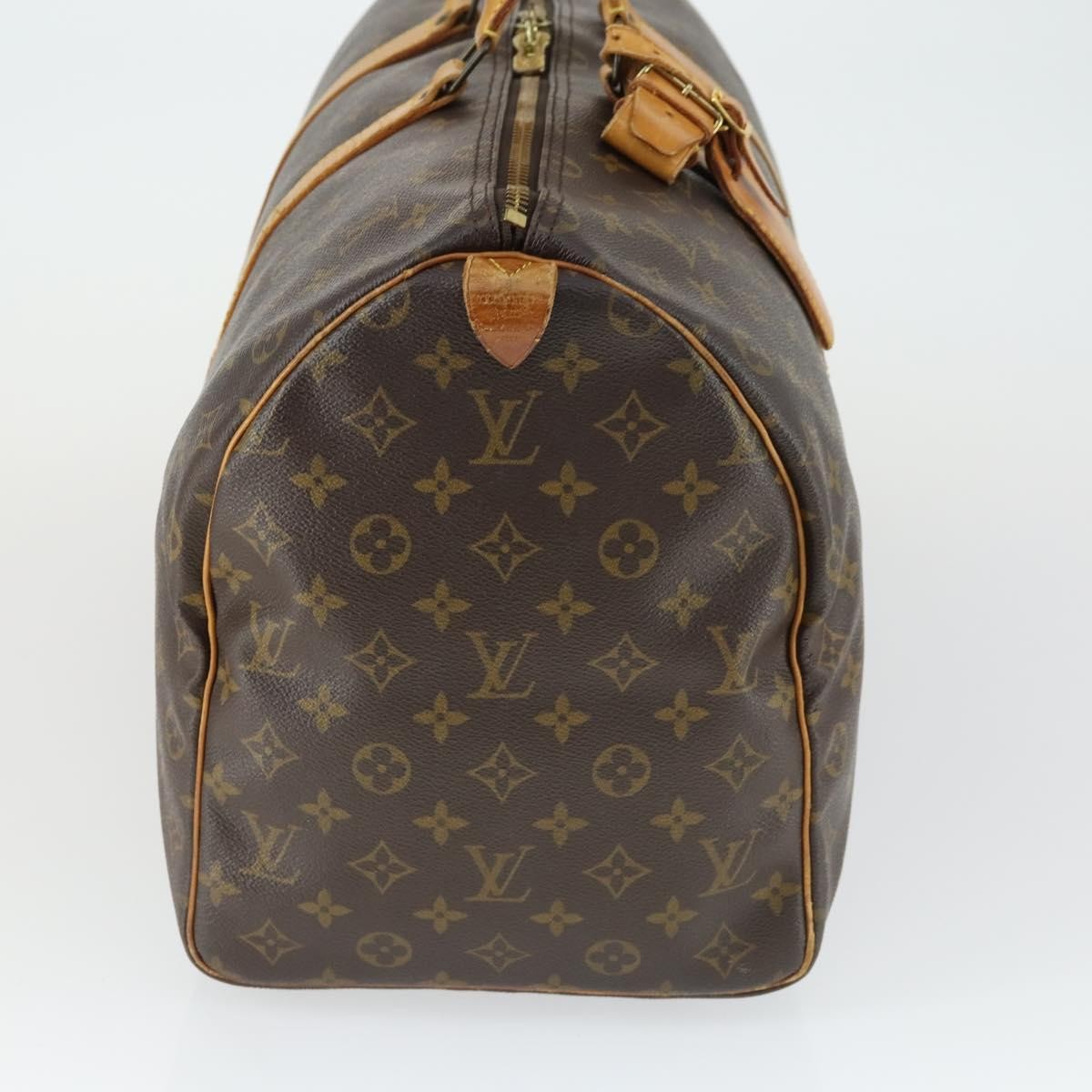 Louis Vuitton Keepall Bag Monogram Canvas Brown Canvas Travel Bag