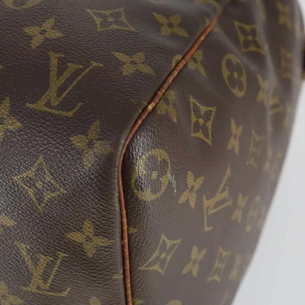 Louis Vuitton Keepall Bag Monogram Canvas Brown Canvas Travel Bag