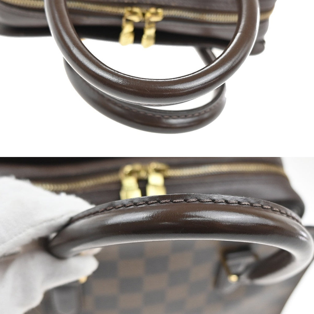 Louis Vuitton Triana Bag Damier Brown Canvas Handbag