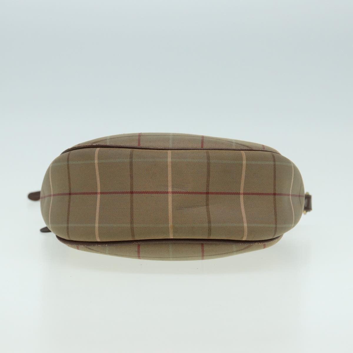 Burberry Nova Check Shoulder Bag Canvas And Leather Beige Canvas Shoulder Bag
