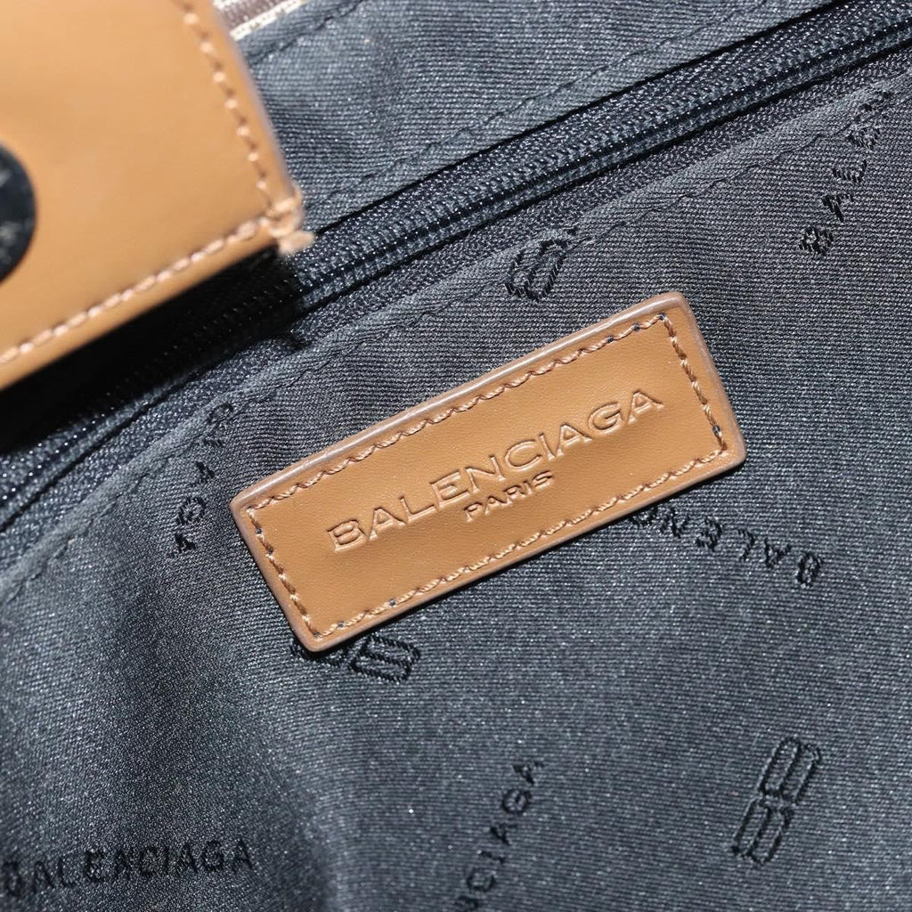 Balenciaga Vintage Handbag Canvas Beige Canvas Hand