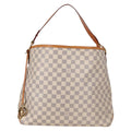 Louis Vuitton Delightful Nm Handbag Damier White Canvas Bag