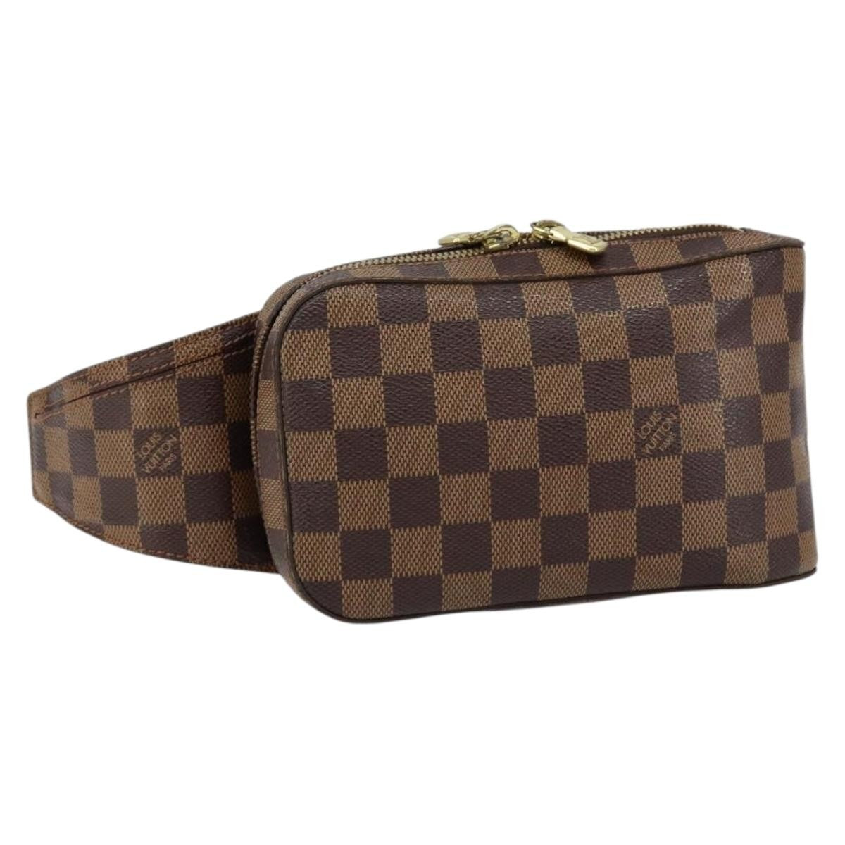 Louis Vuitton Geronimos Waist Bag Damier Brown Canvas Shoulder Bag