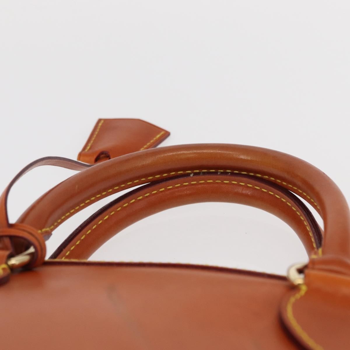Louis Vuitton Lockit Handbag Nomade Leather Brown Leather Handbag