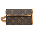 Louis Vuitton Florentine Waist Bag Monogram Canvas Brown Canvas Clutche & Pouche Bag
