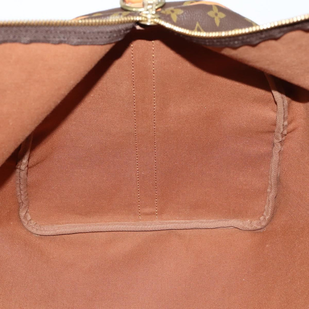 Louis Vuitton Keepall Bandouliere Bag Monogram Canvas Brown Canvas Travel Bag
