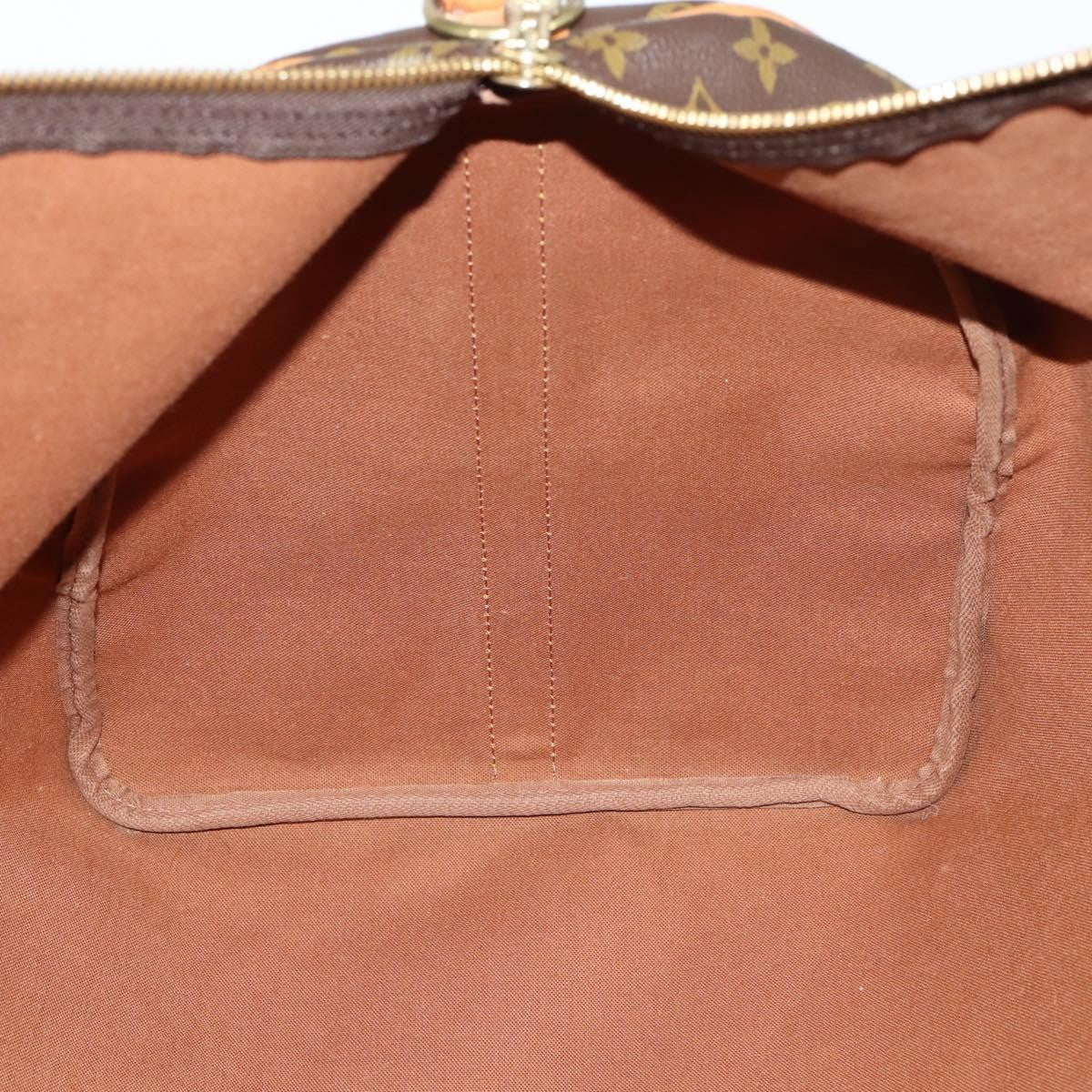 Louis Vuitton Keepall Bandouliere Bag Monogram Canvas Brown Canvas Travel Bag
