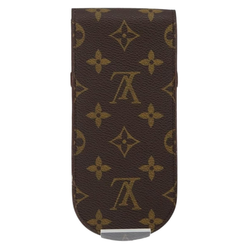 Louis Vuitton Etui À Lunette Canvas Brown Canvas Card Holders Accessory