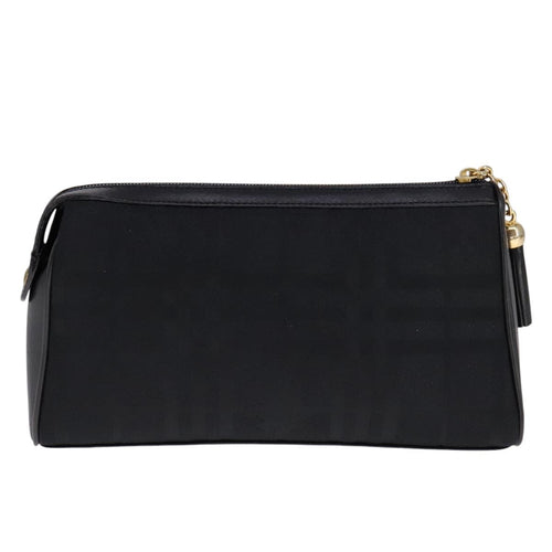 Burberry Nova Check Pochette Canvas Black Canvas Clutche & Pouche Bag