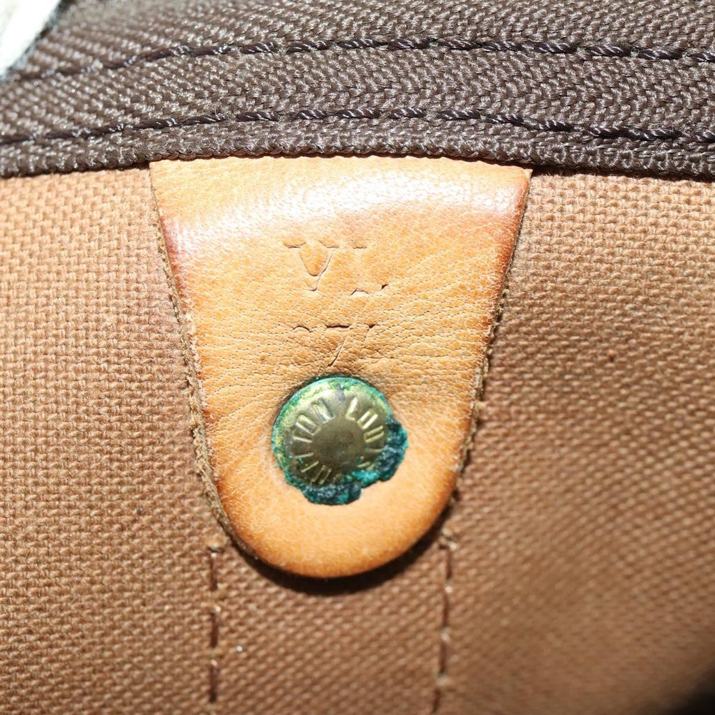 Louis Vuitton Keepall Bag Monogram Canvas Brown Canvas Travel Bag