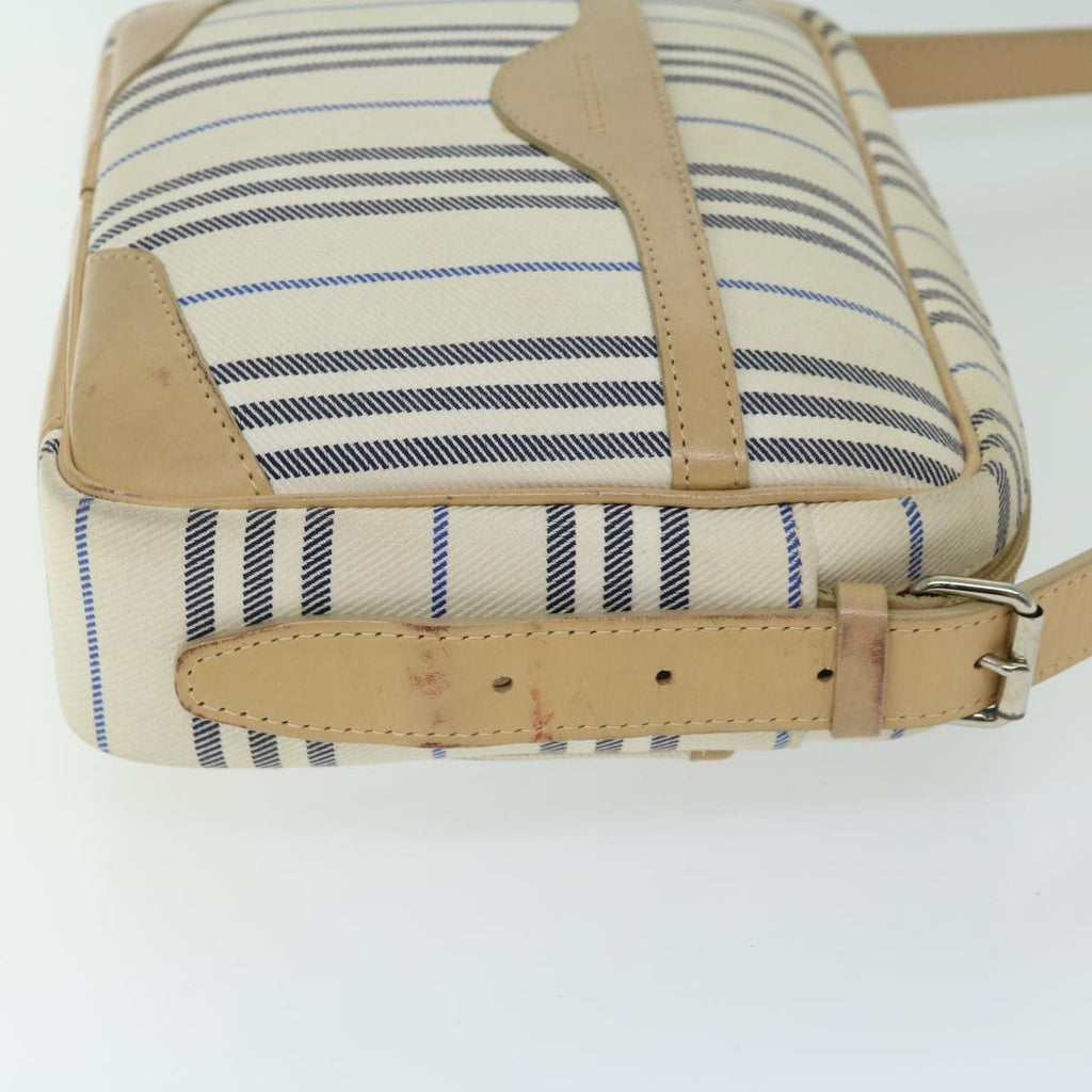 Burberry Nova Check Shoulder Bag Canvas Beige Canvas Shoulder Bag