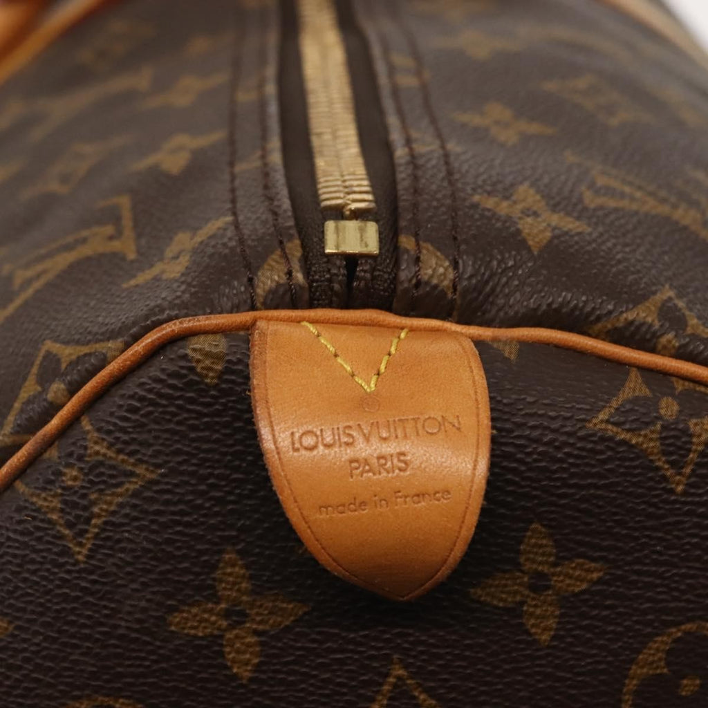 Louis Vuitton Keepall Bag Monogram Canvas Brown Canvas Travel Bag