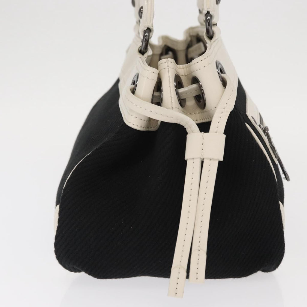 Burberry Vintage Handbag Canvas Black Canvas Handbag