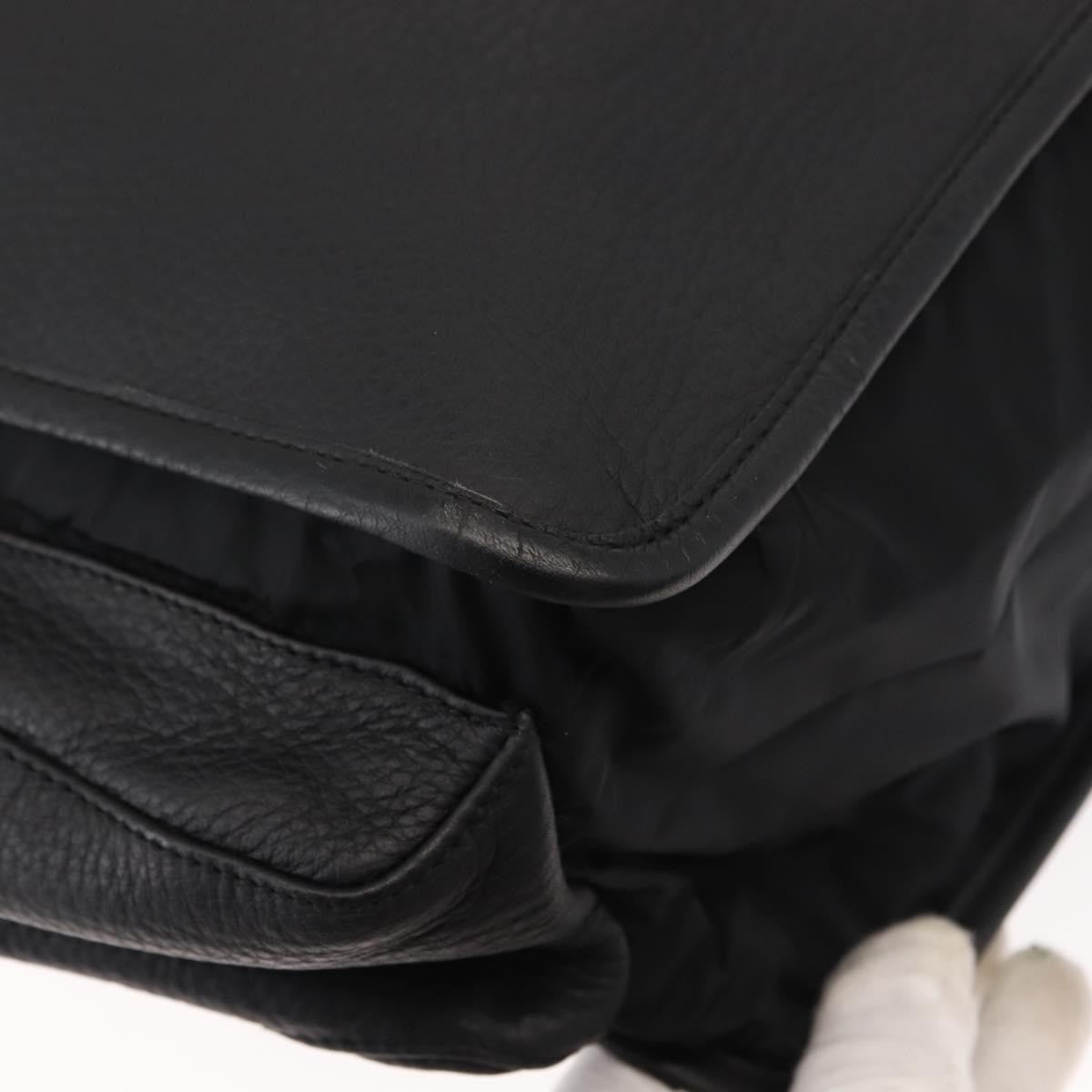 Prada Sport Briefcase Nylon And Leather Black Nylon Briefcase Bag