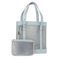 Gucci Vintage Tote Leather Blue Leather Tote Bag Bag (Pre-Owned)