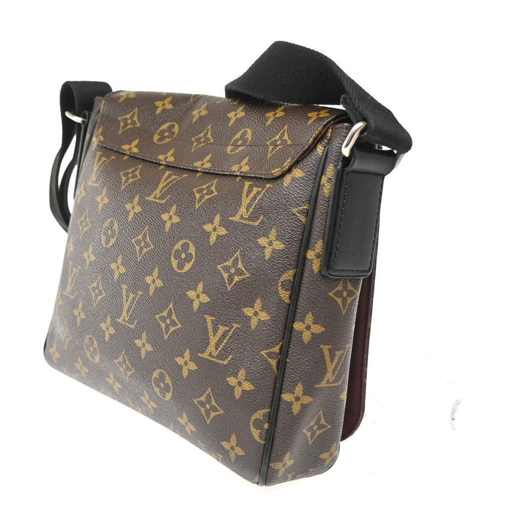 Louis Vuitton District Messenger Bag Macassar Monogram Canvas Brown Canvas Shoulder Bag