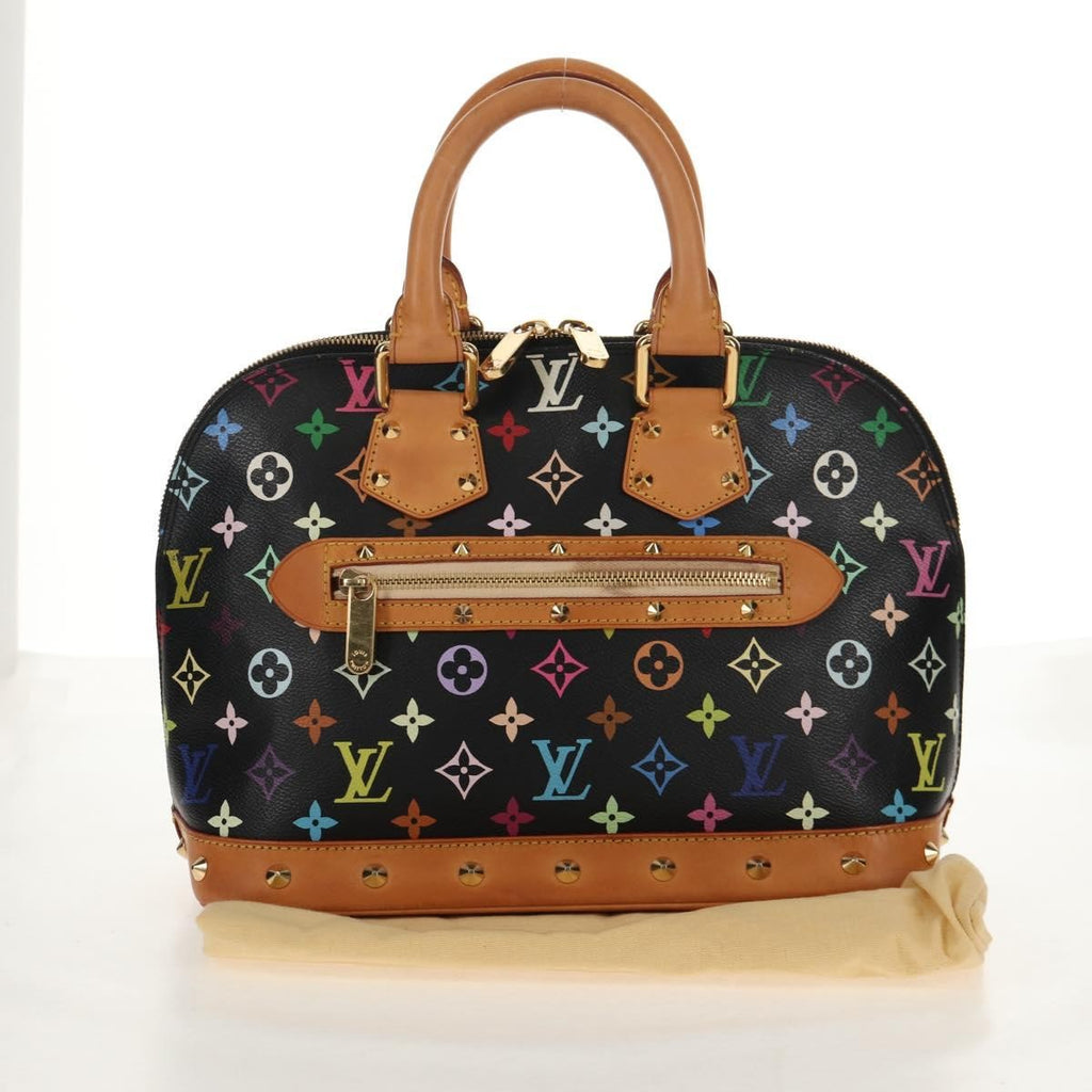 Louis Vuitton Alma Handbag Monogram Multicolor Multicolour Canvas Handbag
