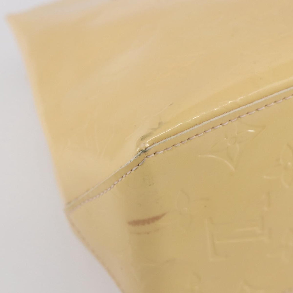 Louis Vuitton Reade Handbag Monogram Vernis Beige Patent_Leather Handbag
