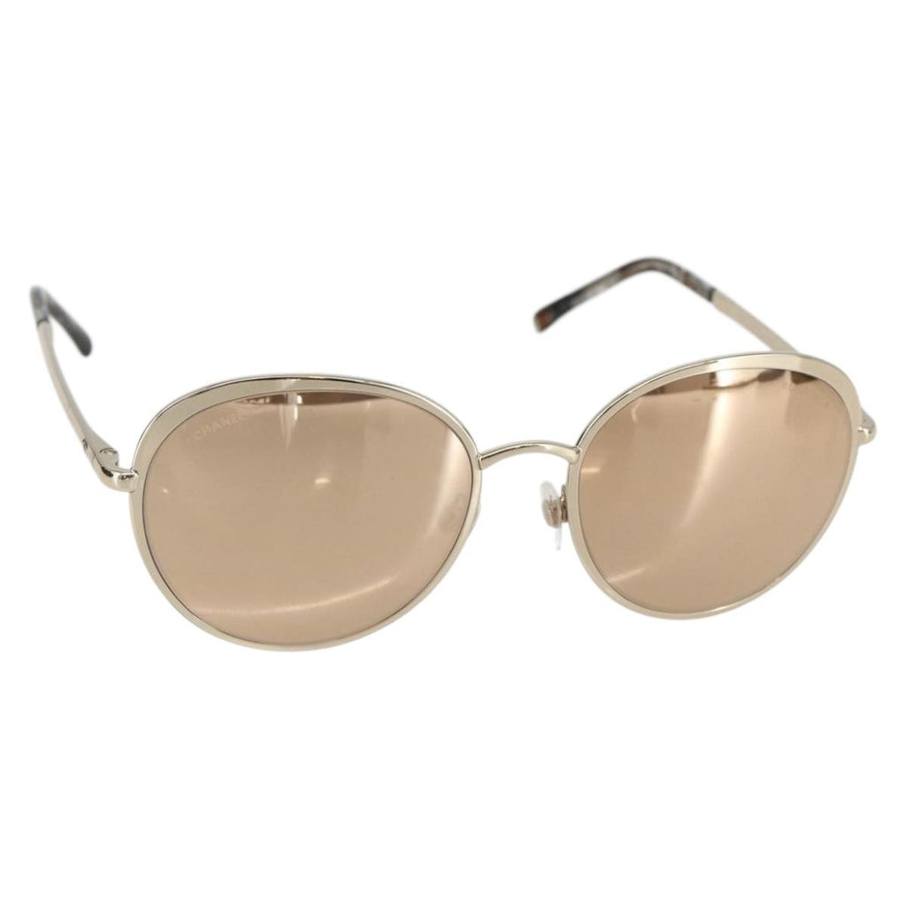 Chanel Logo Cc Sunglasses Metal Gold Metal Sunglasse Accessory