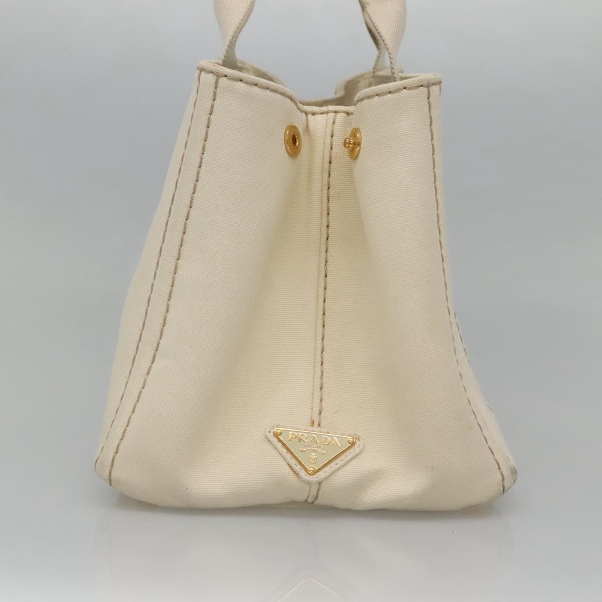 Prada Canapa Tote Canvas White Canvas Tote Bag Bag