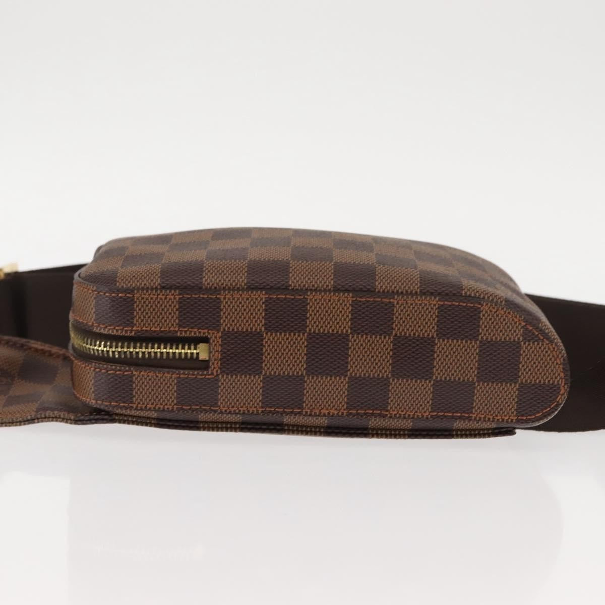 Louis Vuitton Geronimos Waist Bag Damier Brown Canvas Shoulder Bag