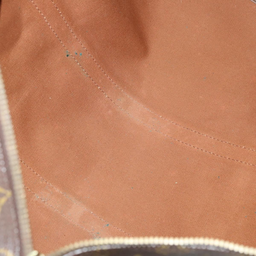 Louis Vuitton Keepall Bag Monogram Canvas Brown Canvas Travel Bag
