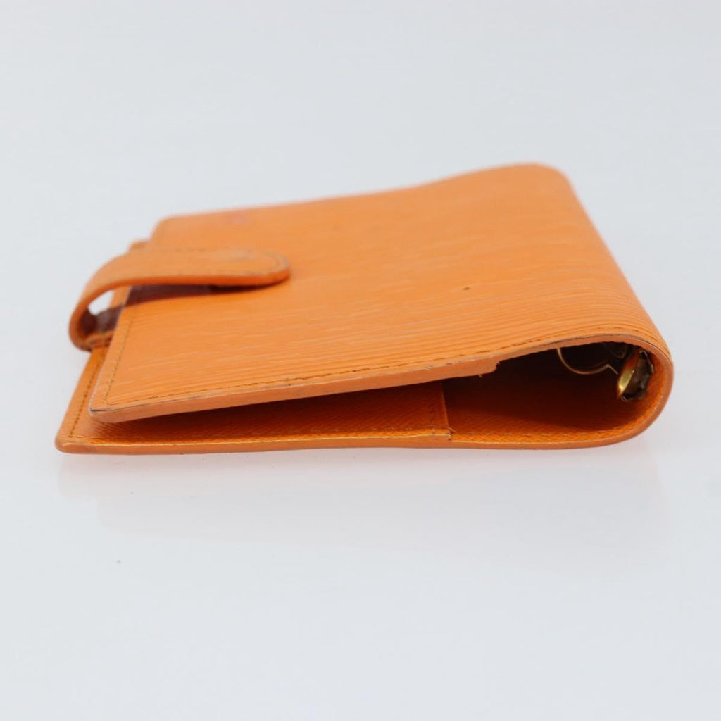 Louis Vuitton Agenda Cover Epi Leather Orange Leather Wallets Accessory