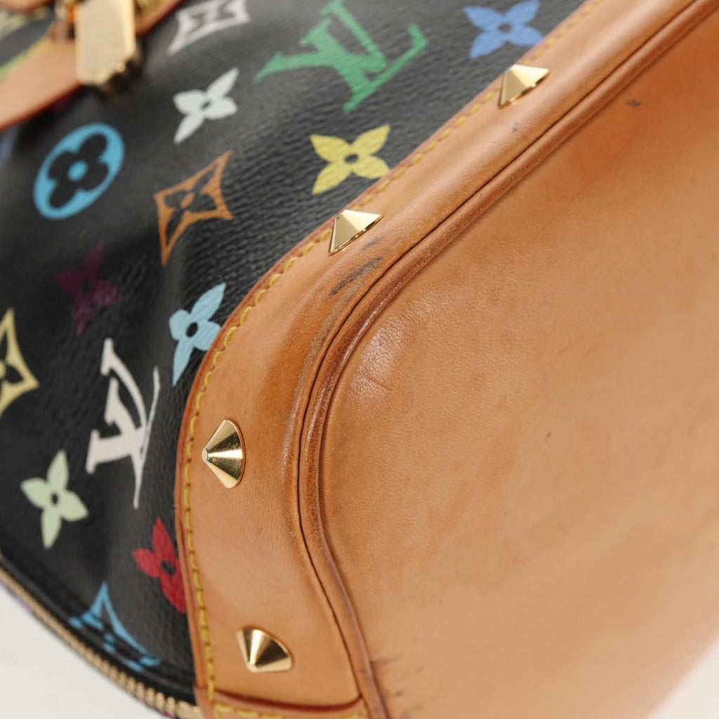 Louis Vuitton Alma Handbag Monogram Multicolor Multicolour Canvas Handbag