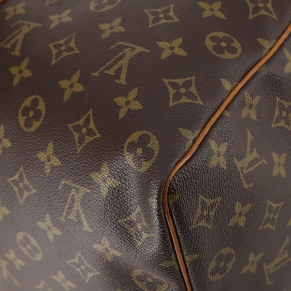 Louis Vuitton Keepall Bag Monogram Canvas Brown Canvas Travel Bag
