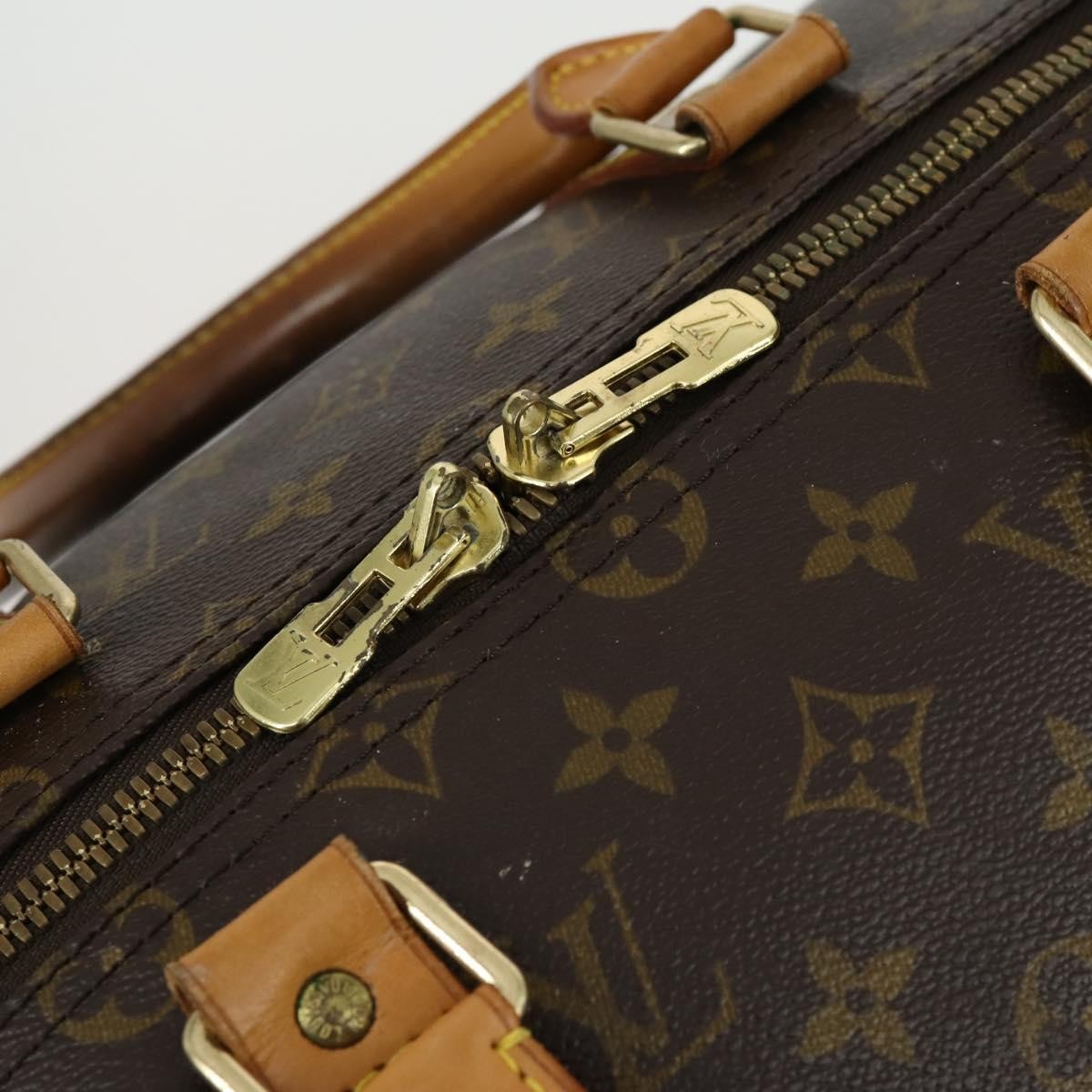 Louis Vuitton Keepall Bag Monogram Canvas Brown Canvas Travel Bag