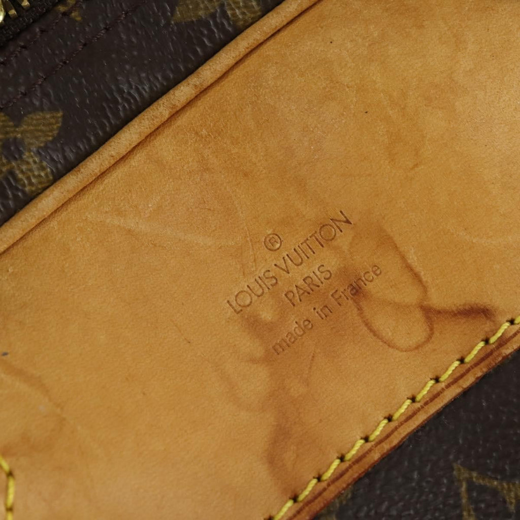 Louis Vuitton Alize Bag Monogram Canvas Brown Canvas Travel Bag