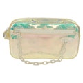 Louis Vuitton Pochette Volga Limited Edition Monogram Prism Pvc Silver Pvc Clutche & Pouche Bag