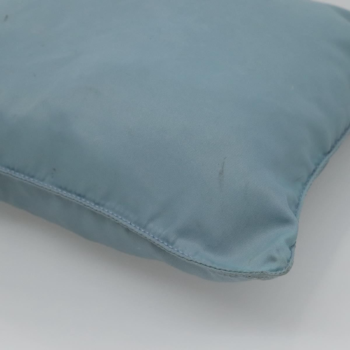 Prada Flat Messenger Bag Tessuto Blue Nylon Shoulder Bag Bag