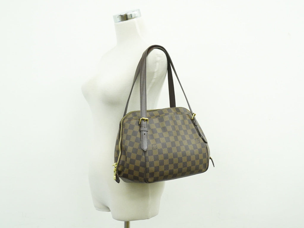 Louis Vuitton Belem Handbag Damier Brown Canvas Shoulder Bag