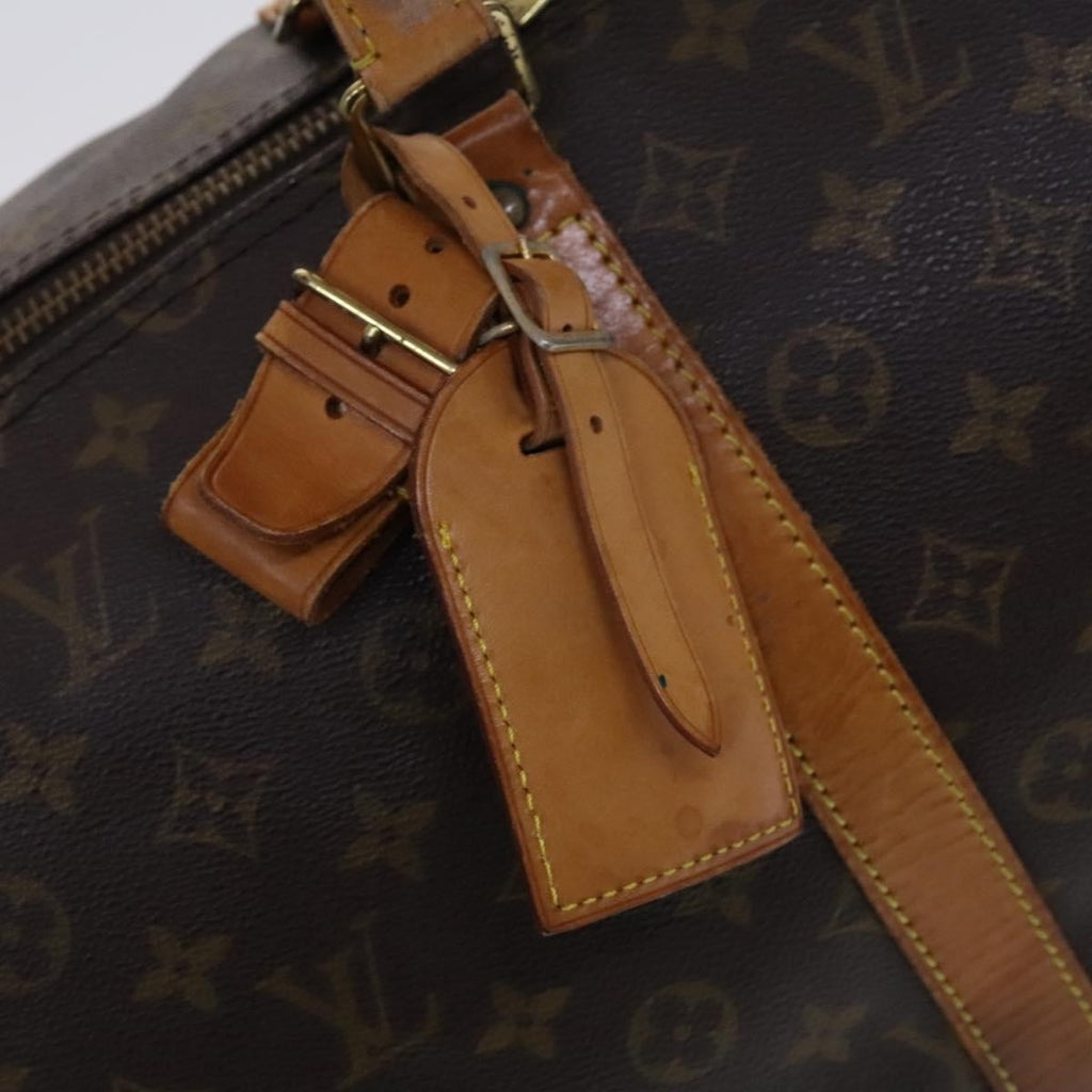 Louis Vuitton Keepall Bag Monogram Canvas Brown Canvas Travel Bag