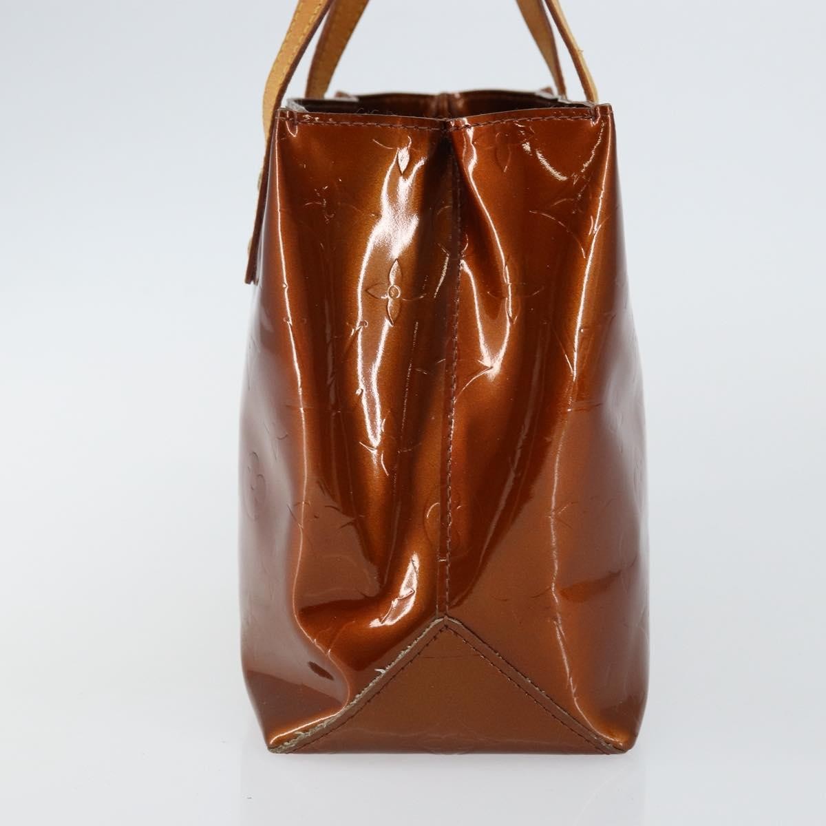 Louis Vuitton Reade Handbag Monogram Vernis Brown Patent_Leather Handbag