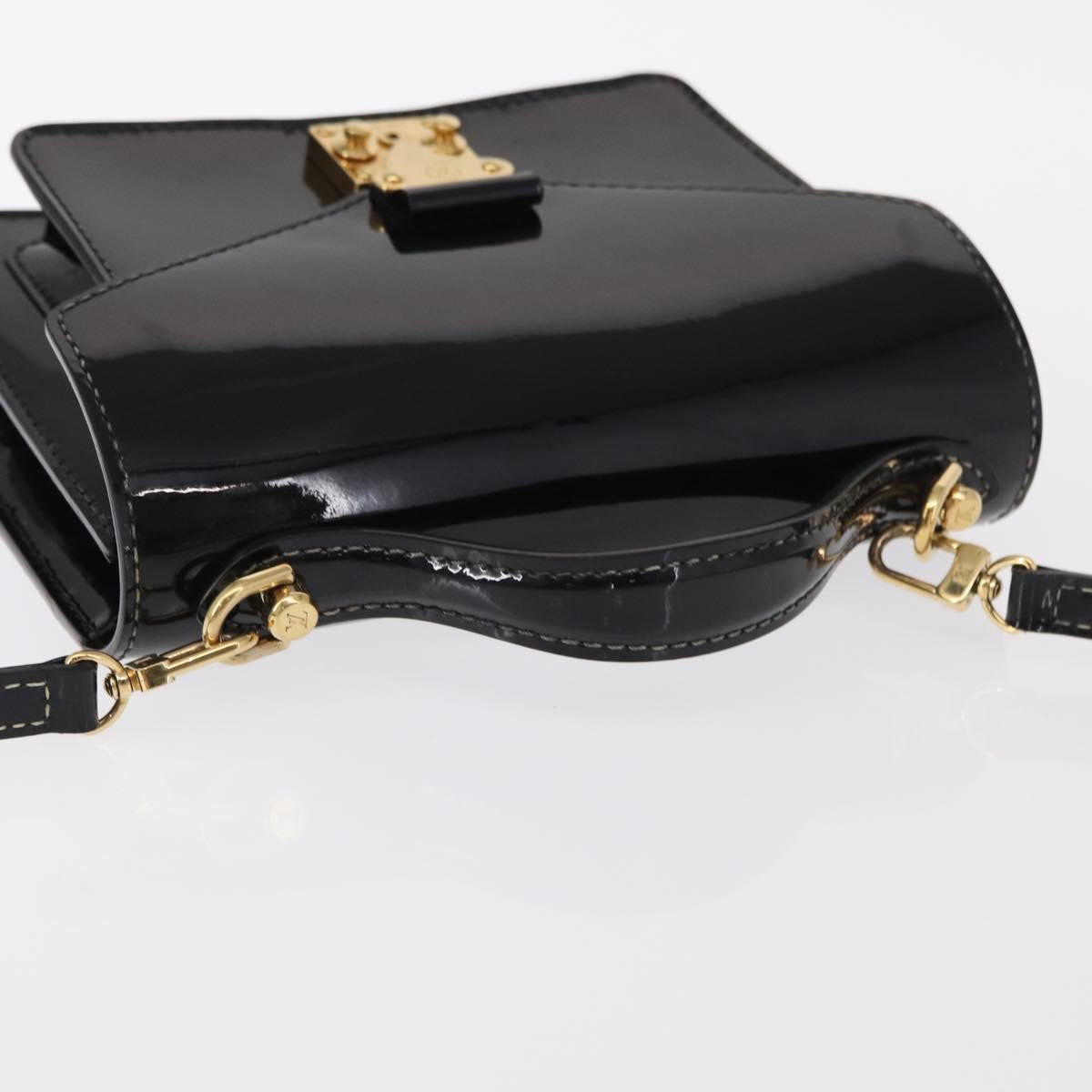 Louis Vuitton Monceau Handbag Vernis Black Patent_Leather Handbag