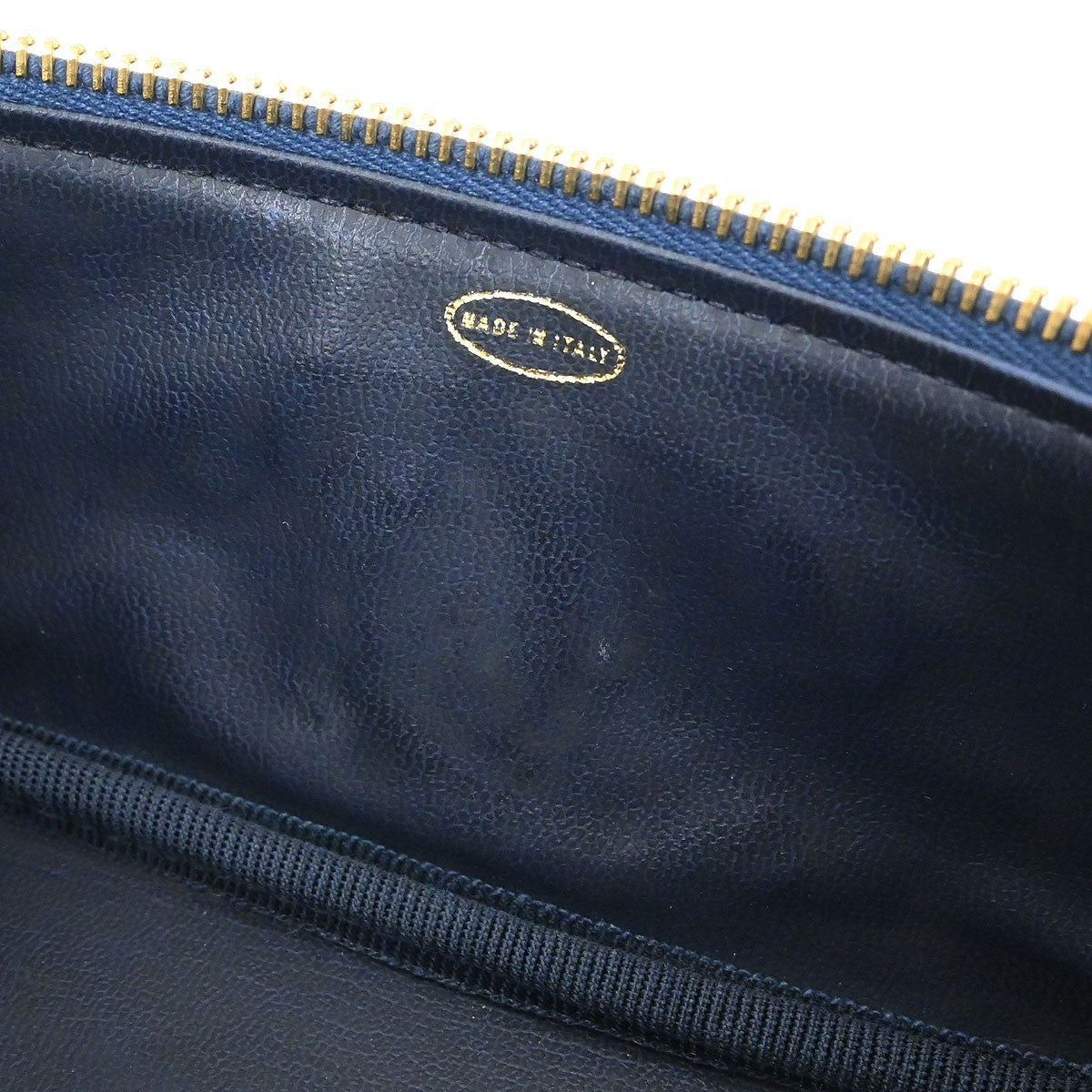 Chanel Vintage Timeless Cosmetic Case Denim Blue Denim_Jeans Handbag