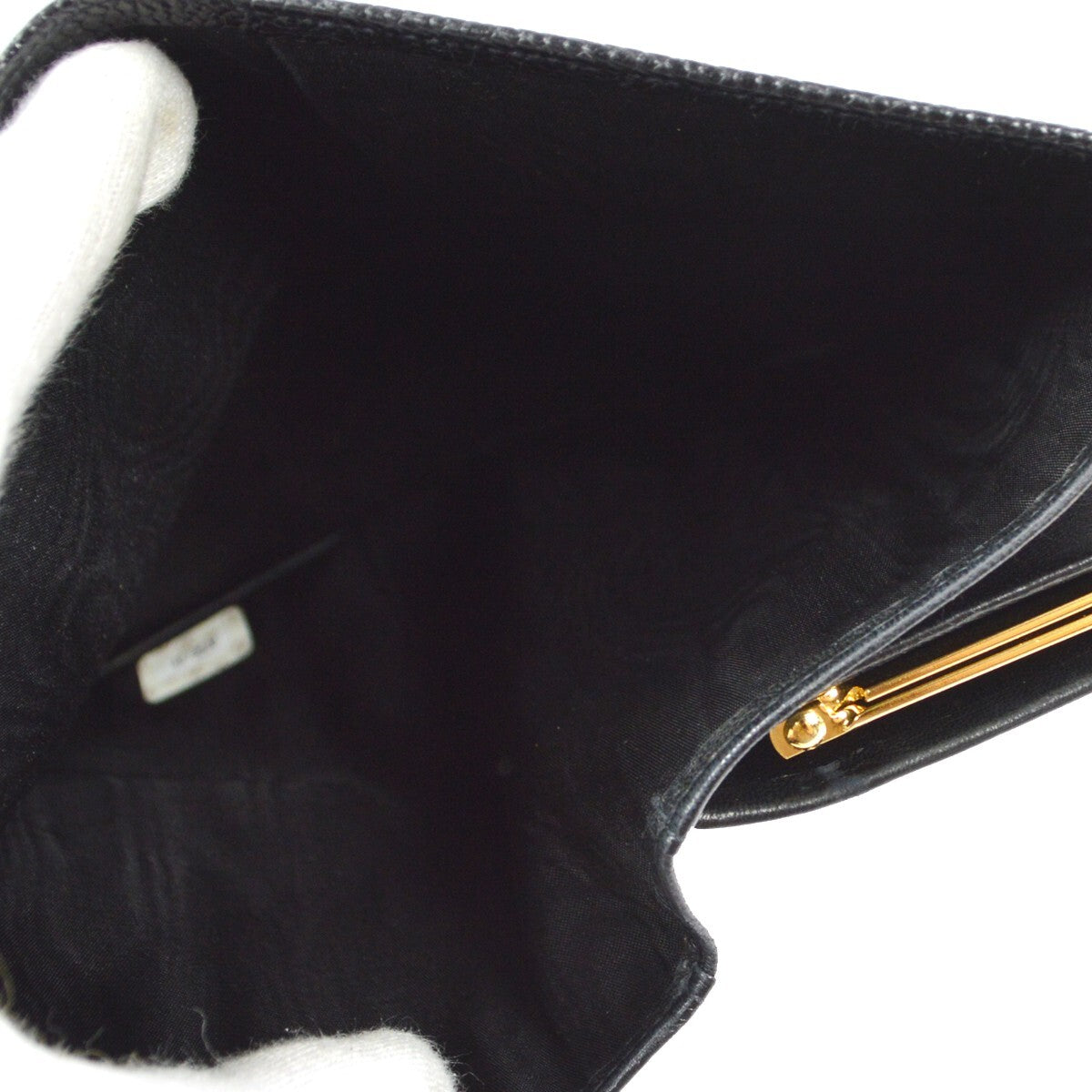 Chanel Timeless Cc French Wallet Caviar Black Leather Wallets Accessory