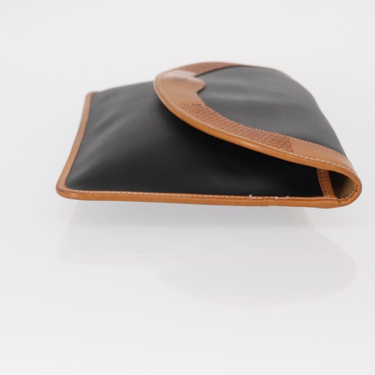 Christian Dior Clutch Bag Leather Black Leather Clutche & Pouche Bag (Pre-Owned)