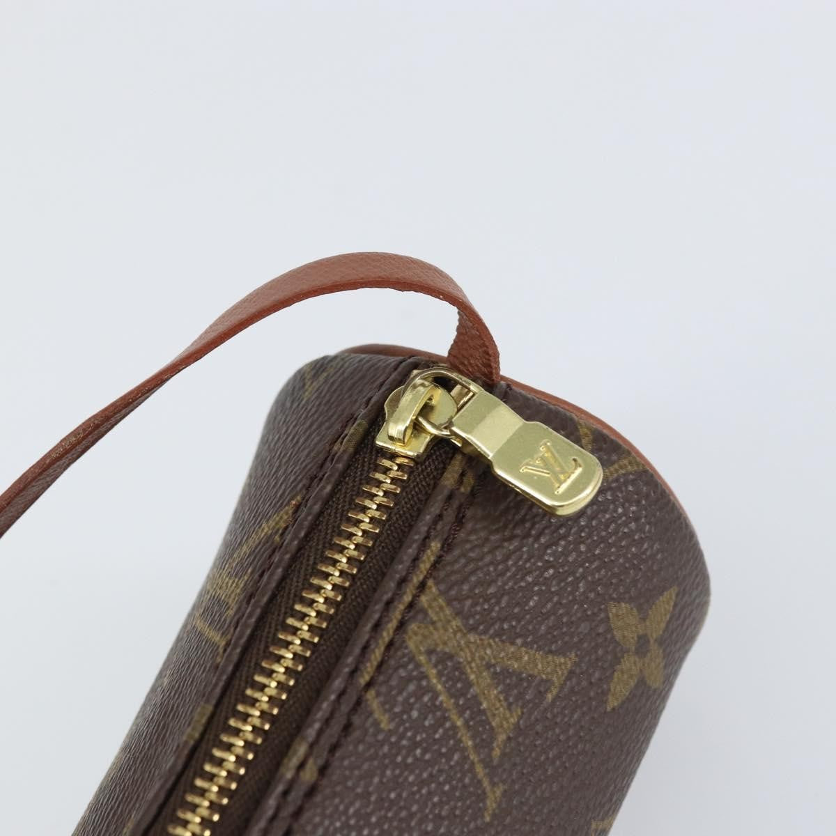 Louis Vuitton Papillon Pochette Monogram Canvas Brown Canvas Clutche & Pouche Bag
