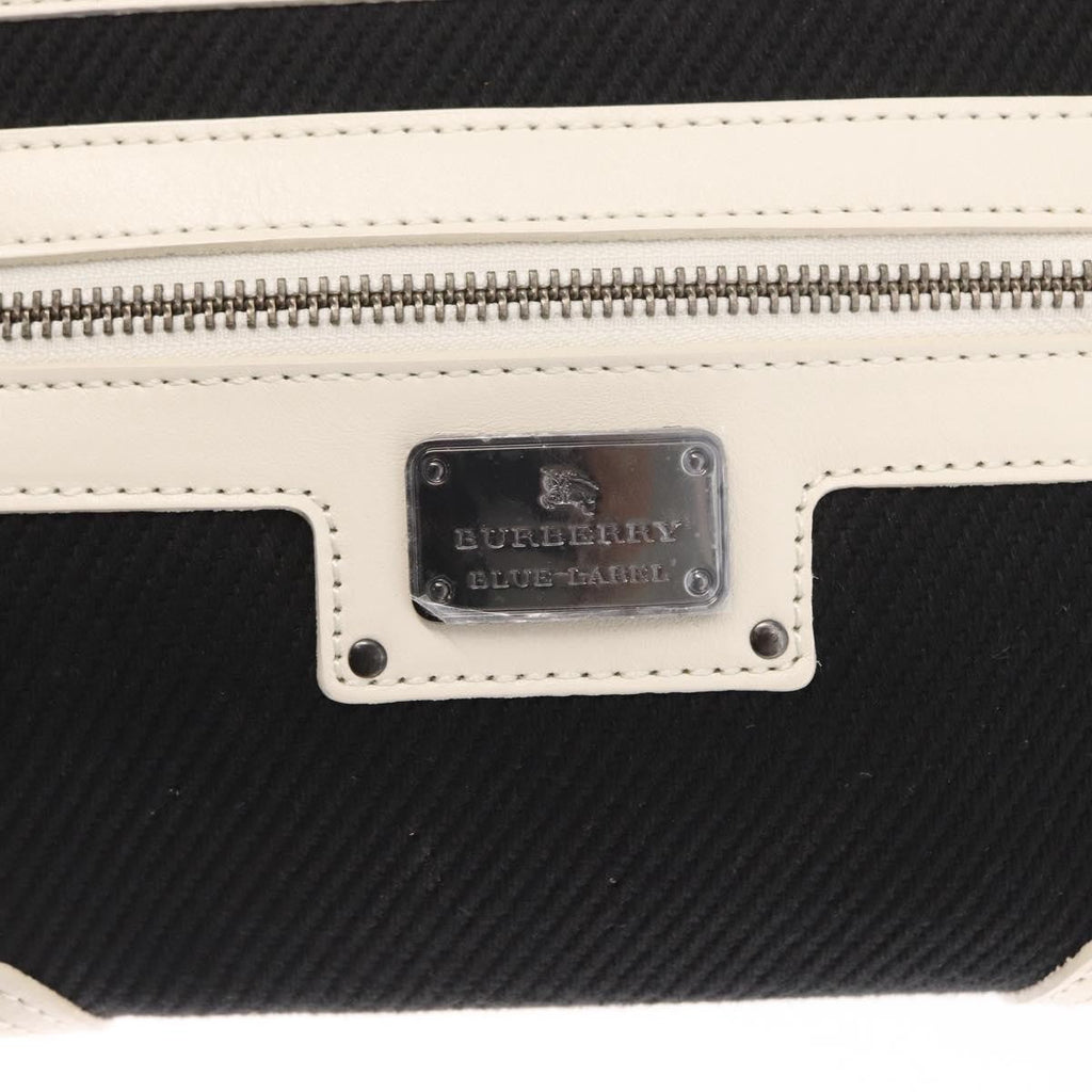 Burberry Vintage Handbag Canvas Black Canvas Handbag