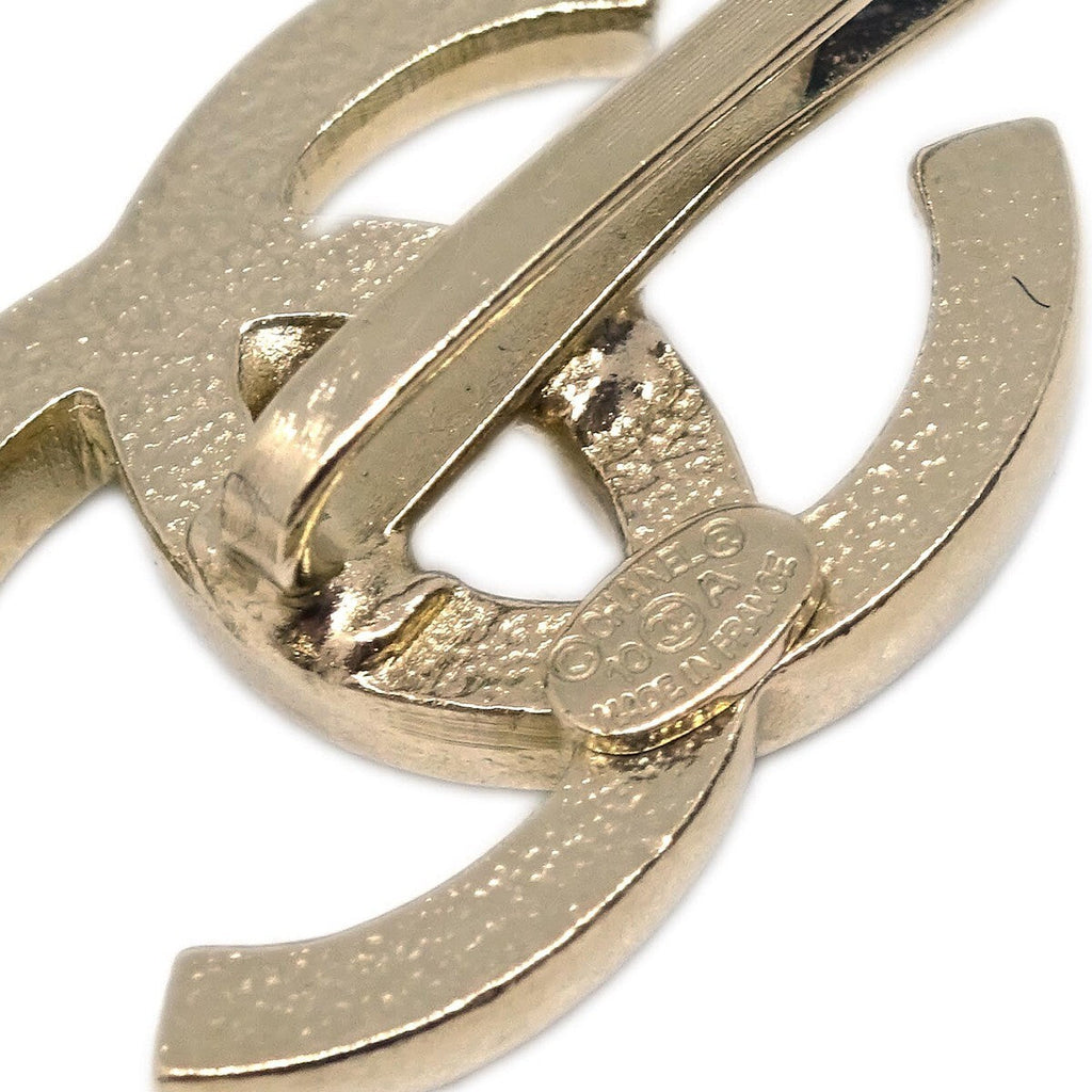 Chanel Cc Hair Pin Set Metal With Faux Pearl Gold Gold_Plated Head Accessory Accessory