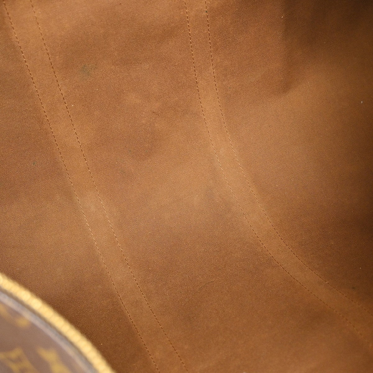 Louis Vuitton Keepall Bag Monogram Canvas Brown Canvas Travel Bag