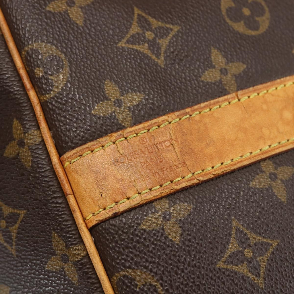 Louis Vuitton Keepall Bag Monogram Canvas Brown Canvas Travel Bag