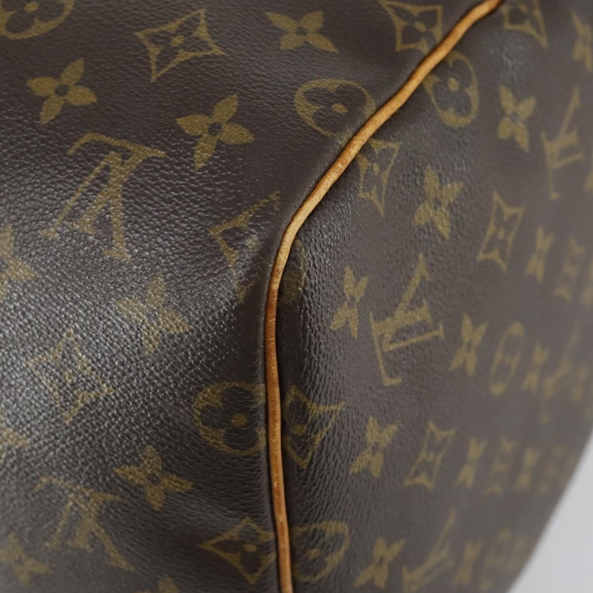 Louis Vuitton Keepall Bag Monogram Canvas Brown Canvas Travel Bag