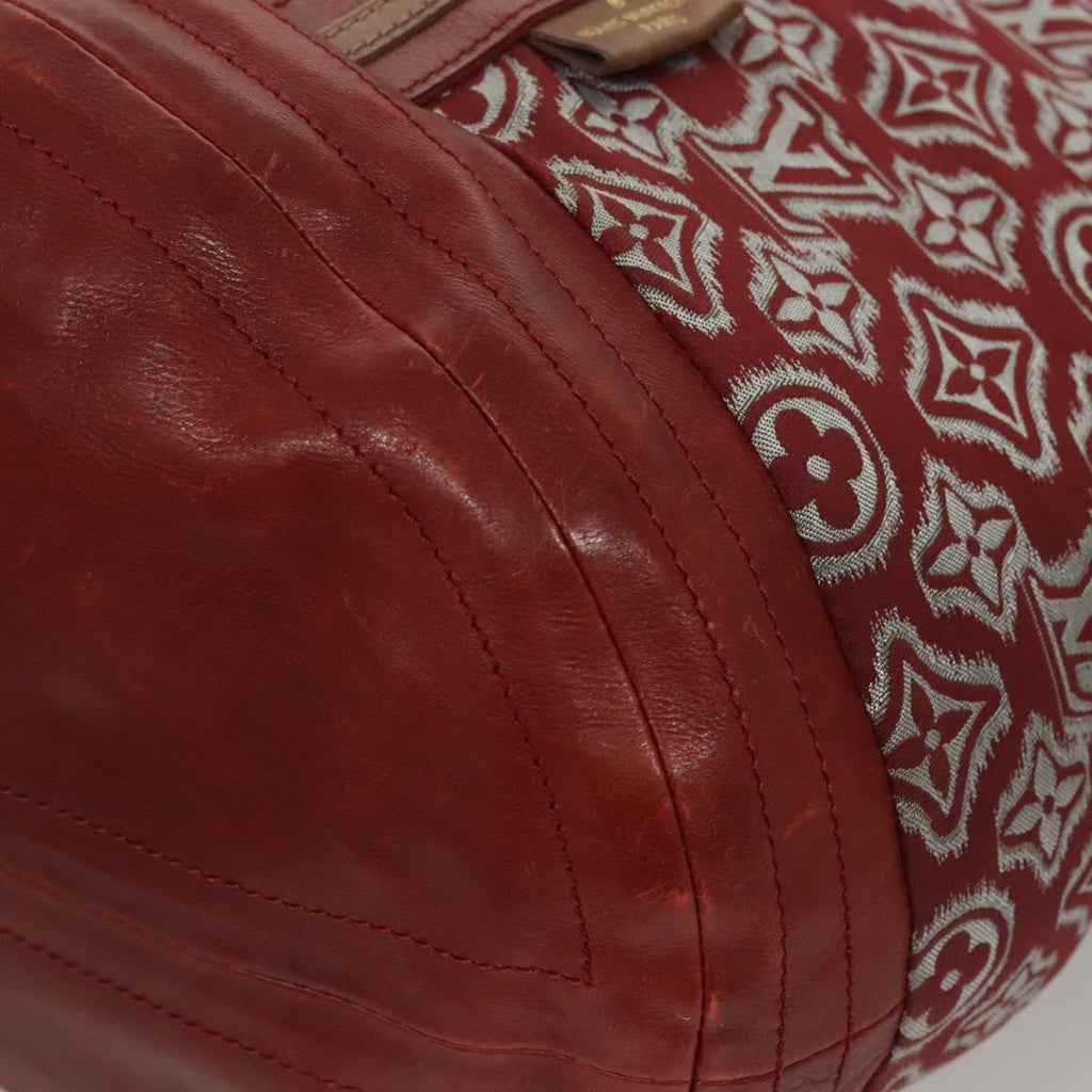Louis Vuitton Aviator Handbag Limited Edition Monogram Jacquard Burgundy Canvas Handbag