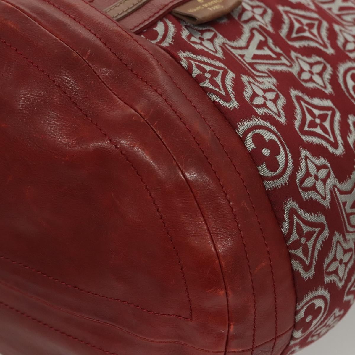 Louis Vuitton Aviator Handbag Limited Edition Monogram Jacquard Burgundy Canvas Handbag